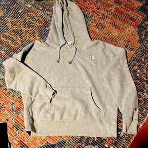 Champion grey hoodie men’s